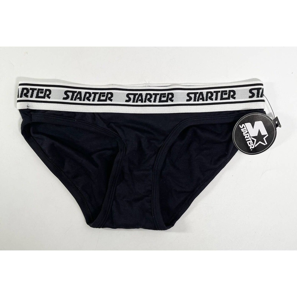 Starter Womens Hipster Brief Under Pants Black Size S/P V52N NEW